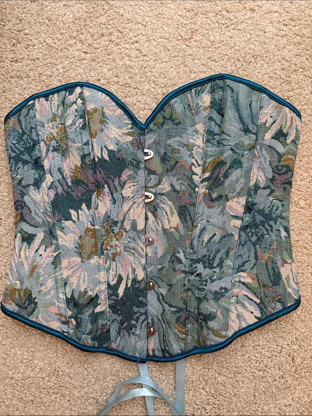 Commense Jacquard Women’s Corset-NEW with tags